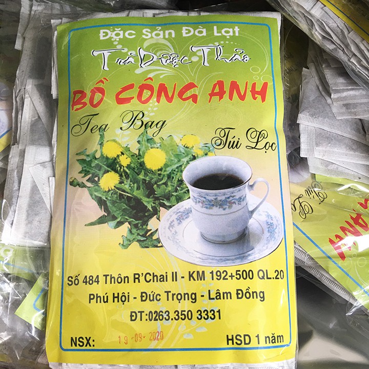 [Combo 5 gói] Trà bồ công anh túi lọc 72 túi-Đặc sản Đà Lạt