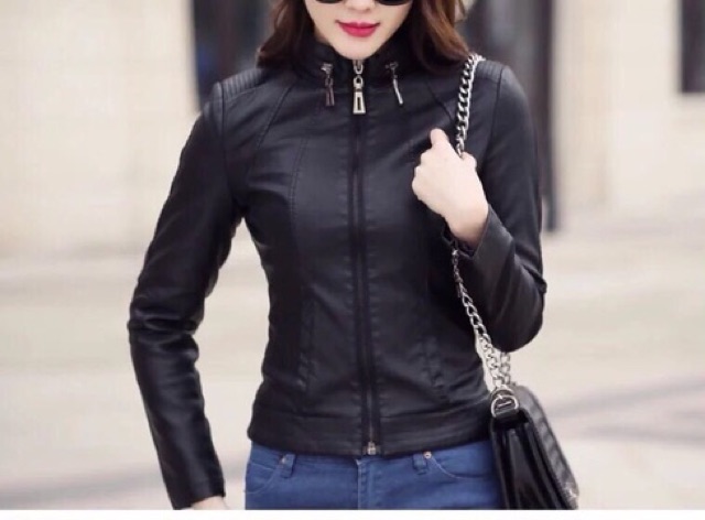 [ XẢ HÀNG TẾT ] Áo da nữ Quảng Châu bền đẹp không bong tróc, có ảnh và video thật 913 | BigBuy360 - bigbuy360.vn
