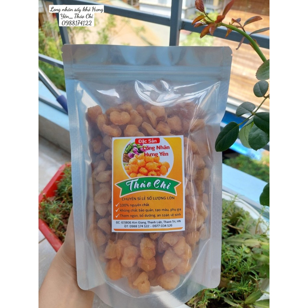 Long nhãn sấy khô Hưng Yên hàng loại 1_100gr thơm ngon bổ dưỡng