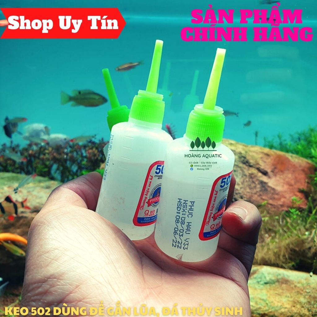 KEO 502 GẮN LŨA THỦY SINH, GẮN BONSAI, GẮN ĐÁ TIGER.