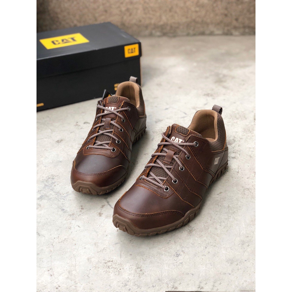 Original Caterpillar CAT Men's Footwear Work Genuine Leather Boot Shoes 1650028