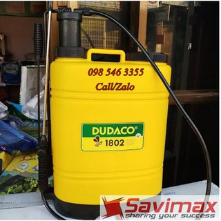 Xả kho bình xịt mini Dudaco 18 lít, bảo hành 12 tháng chính hãng-BXD1803