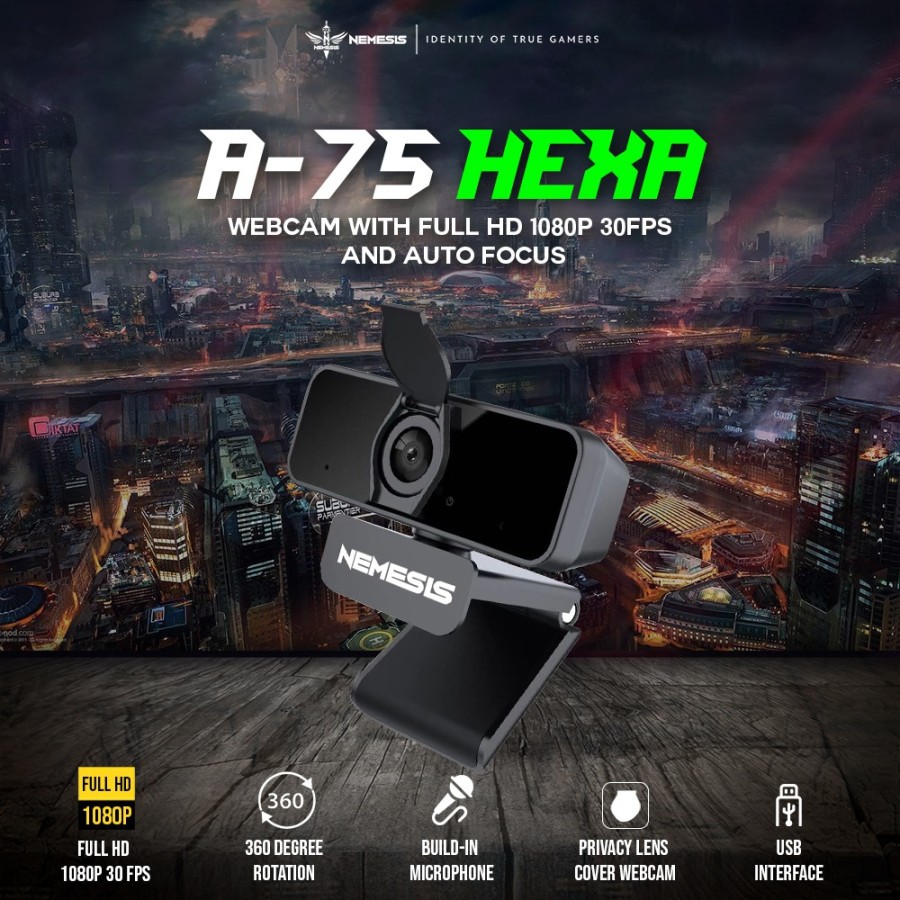 Webcam Nyk Nemesis A75 1080p 30 Fps Full Hd Chất Lượng Cao | BigBuy360 - bigbuy360.vn