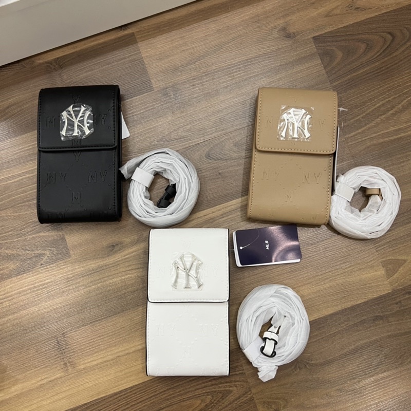 | Tặng Túi Giấy | Túi Đeo Chéo Mini MLB Da Diamond TQXK Cao Cấp