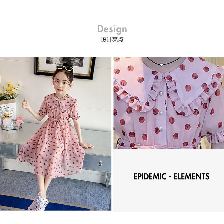 Đầm Công Chúa Thời Trang Hàn Quốc Cho Bé Gái Từ 3 Đến 4 Đến 5-6 Đến 7 Đến 8 Đến 9-10 Đến 11-12 Tuổi