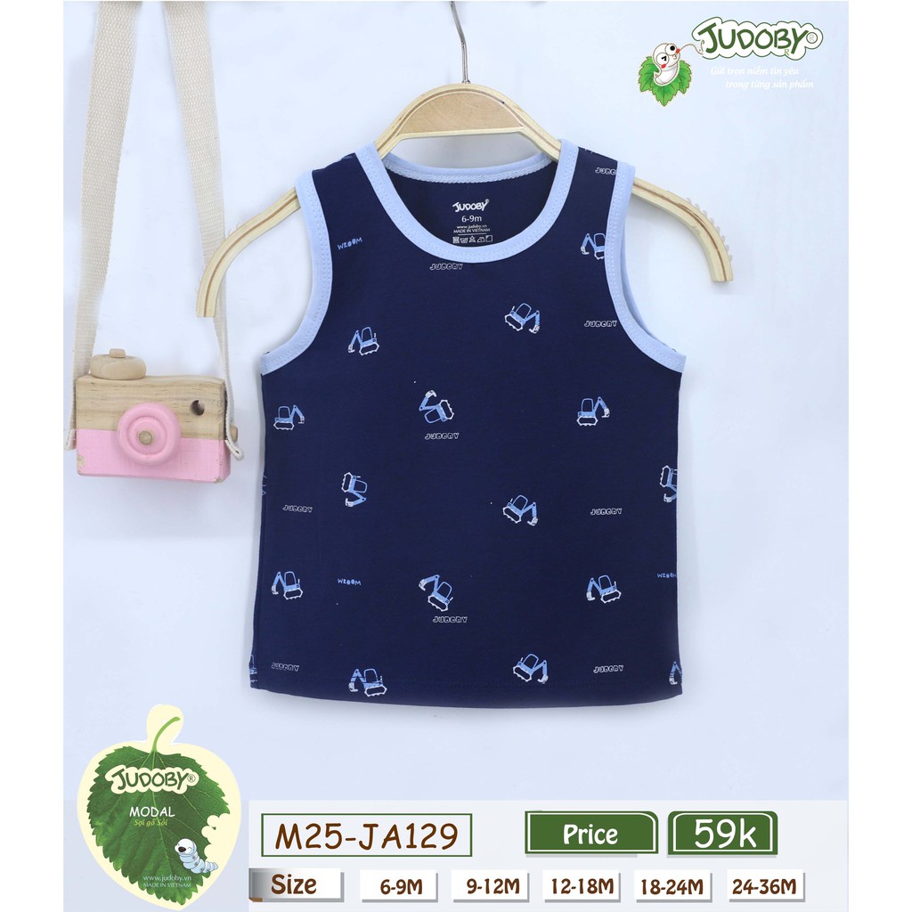 Judoby - Áo ba lỗ cho bé chất mềm mát (9-36m)