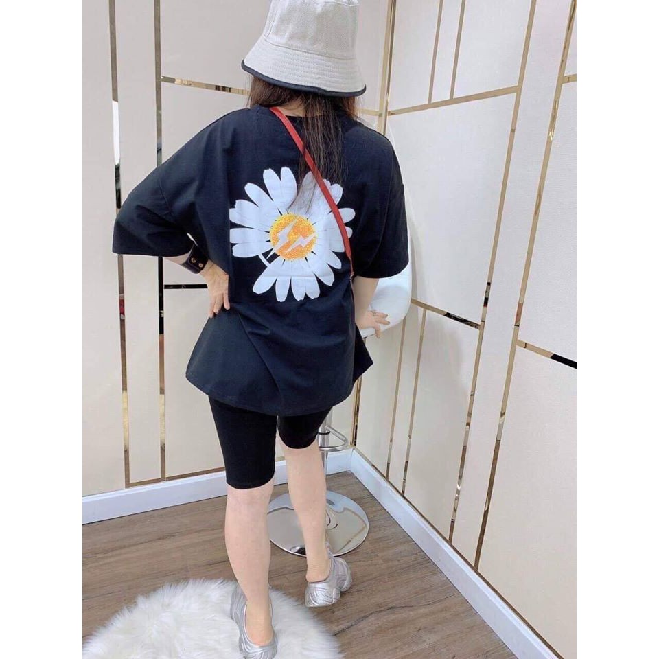 Đồ Bộ Mặc Nhà Cao Cấp, Chất Cotton 100%, 45kg đến 80kg vừa, Hoa Cúc | BigBuy360 - bigbuy360.vn