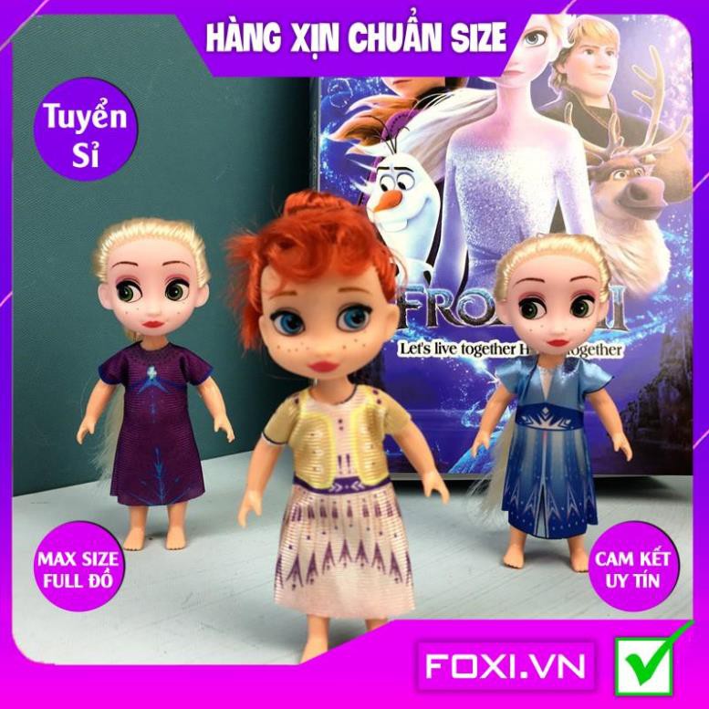 Búp bê Barbie Anna và Elsa Foxi-Đồ chơi công chúa nhân vật hoạt hình đẹp-vui nhộn-dễ thương-sáng tạo-Trò chơi nhập vai