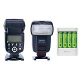 Đèn Flash Yongnuo YN565 EX II For Canon+ Bộ 04 viên pin & 01sạc GP( Japan)