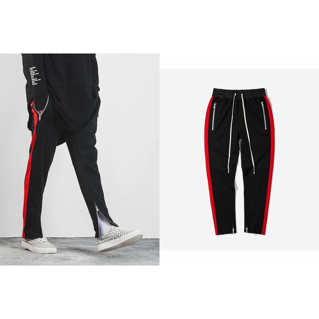 Quần TRACK PANTS phối ZIP UNISEX