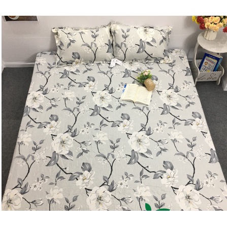 [SALE LỖ 65K]Bộ Ga Gối Poly Hàn 1M8X2M,CHỌN MẪU TRÊN BÀI ĐĂNG⭐️hoa lá bạc⭐️