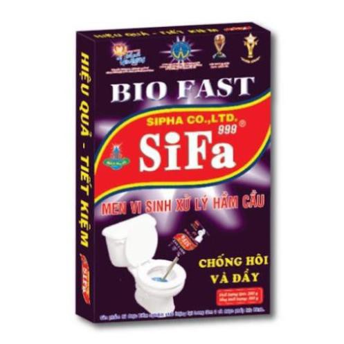 Men vi sinh khử mùi toilet bồn cầu chống mùi hôi cống bể phốt men vi sinh khử mùi Bio Fast 300g Sifa NGHIỆN NHÀ