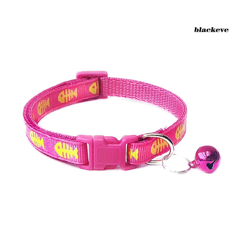 Vòng cổ có chuông họa tiết xương cá dành cho thú cưng