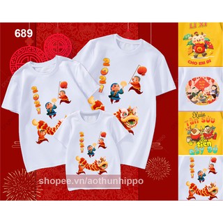 Áo thun tết con trâu Tân Sửu 2021 Hippo - 02 (t)