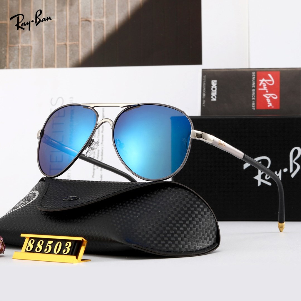 (COD Available) Ray-Ban_ Kính râm Aviator Large Metal 2021 Châu Âu và Mỹ Người hâm mộ Kính râm Nam và Nữ Lái xe Du lịch Kỳ nghỉ Bảo vệ tia cực tím Kính râm đi biển