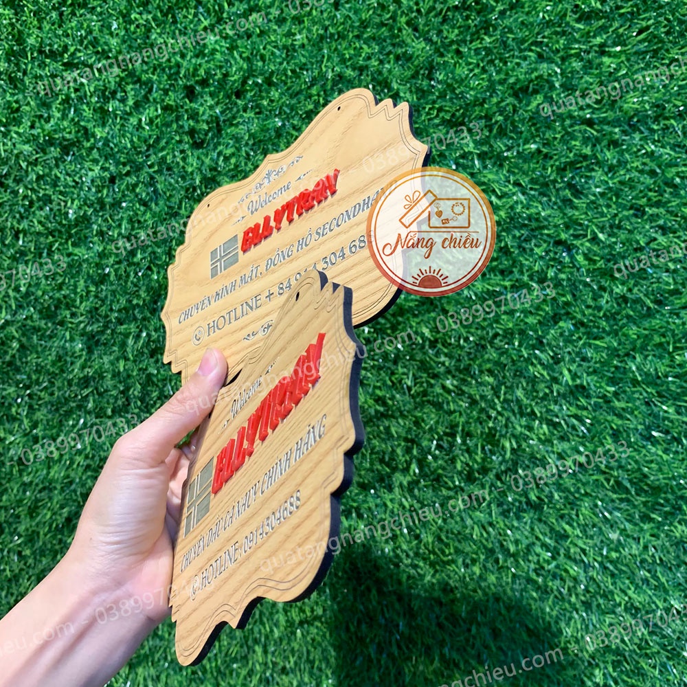 BẢNG HIỆU CHẤT LIỆU GỖ TREO SHOP GIÁ RẺ NHẤT - Phụ kiện chụp ảnh sản phẩm cho shop bán hàng