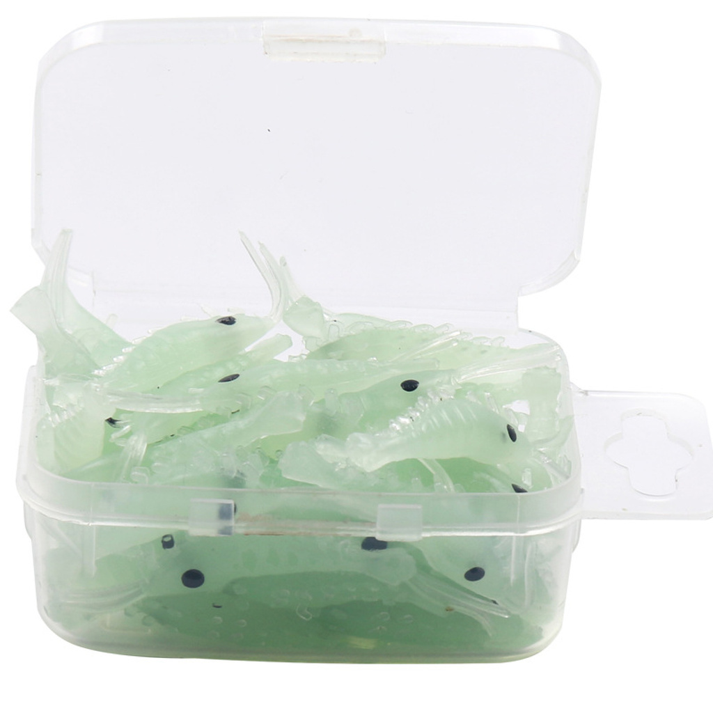 50 Mồi Tôm Giả Câu Cá Bằng Silicone