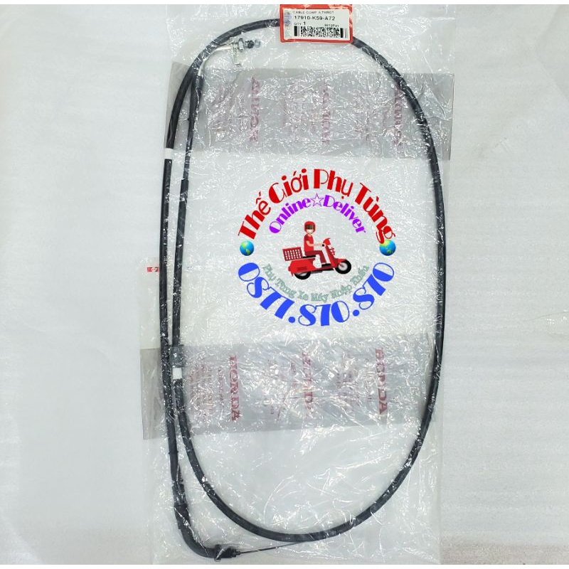 [Ảnh thật][Chính hãng] DÂY GA KÉO VARIO, CLICK 150 ZIN MỚI 17910-K59-A72