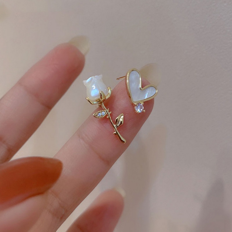 Khuyên Tai Hợp Kim Hình Hoa Đính Ngọc Trai Thanh Lịch Thời Trang Xuân Hè 2022 dreamdiary