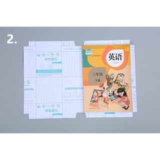 Bọc sách giáo khoa, bọc vở dán decal (Set 10 tờ)