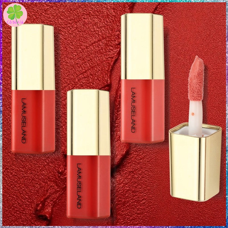 Son kem lì LAMUSELAND chống nước lâu trôi 12 màu nhập khẩu hàn quốc 3.5g | BigBuy360 - bigbuy360.vn