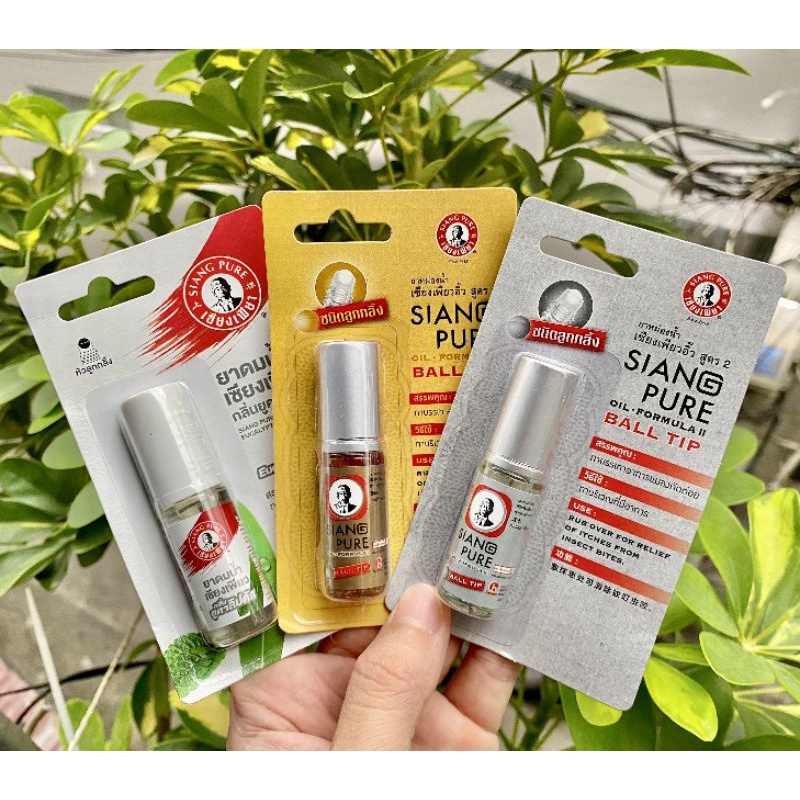 Dầu lăn dầu gió ông già Siang Pure Thái Lan Chính Hãng