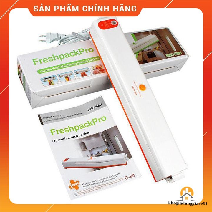 Máy Hút Chân Không Và Hàn Miệng Túi 2In 1 Fresh Pack Pro, Tặng 10 Túi Hút Chân Không, Bảo Hành 12 Tháng