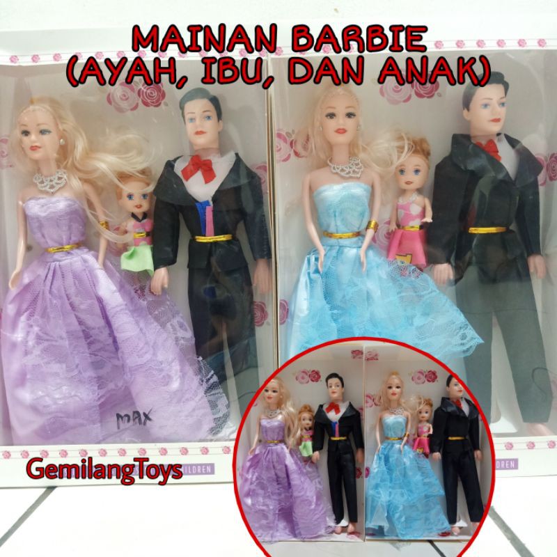 Búp Bê Barbie Gia Đình Xinh Xắn Đáng Yêu