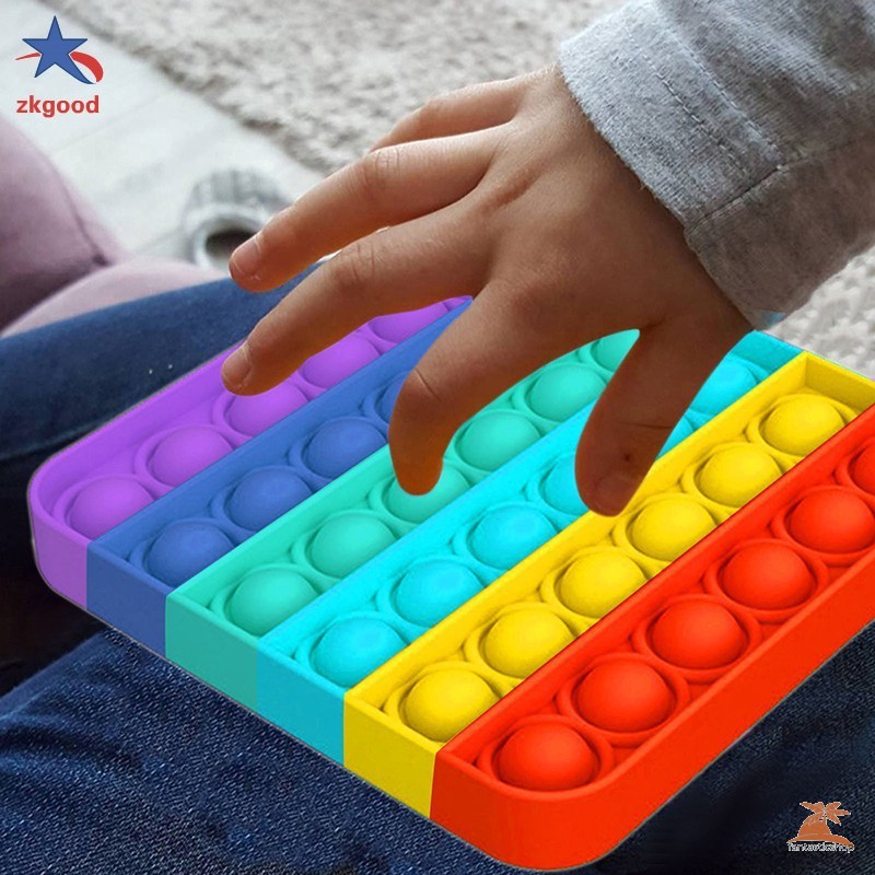 Đồ chơi nhấn bong bóng giảm căng thẳng nhiều kiểu dáng và nhiều màu sắc cho trẻ nhỏ