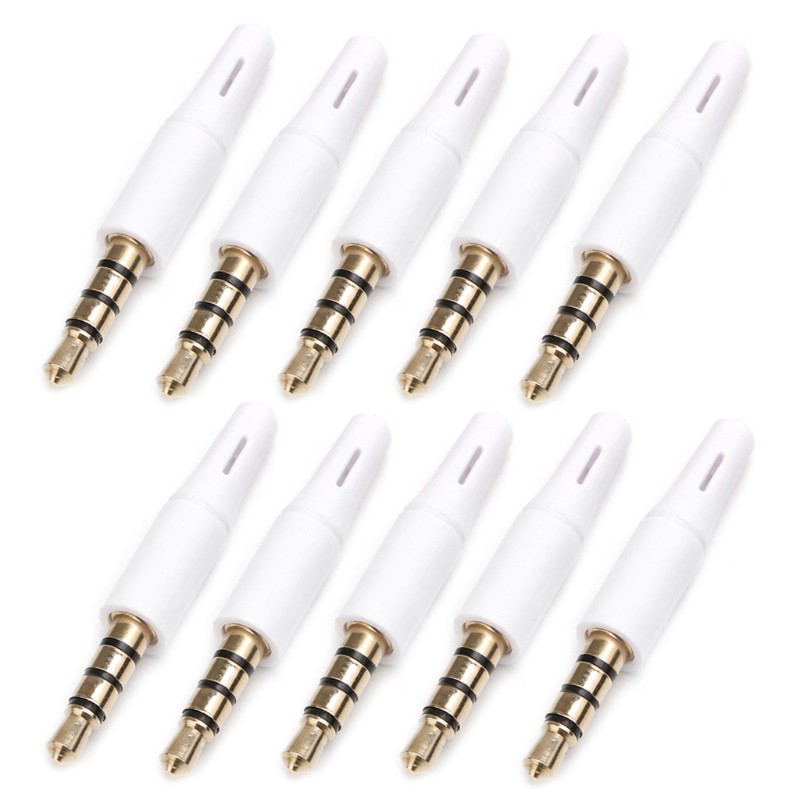 Set 10 Đầu Nối Jack Âm Thanh 3.5mm 4 Cực Chuyên Dụng