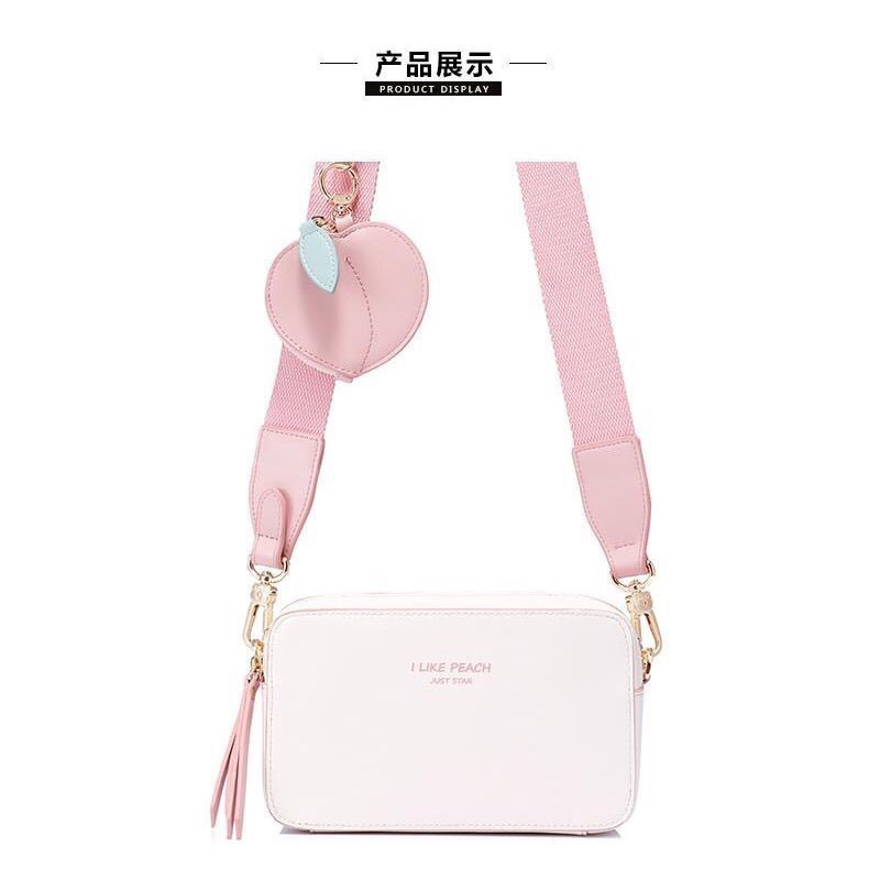 Túi Nhỏ Đeo Chéo Túi Máy Ảnh Băng Thông Rộng Dễ Thương Mùa Hè