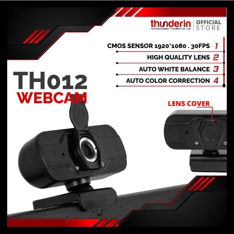 Webcam Thunderin Full Hd Th-11 2Mp 1080P cho máy tính | BigBuy360 - bigbuy360.vn