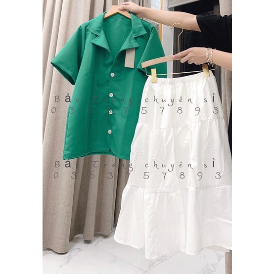 Set Váy Tầng Kết Hợp Áo Vest Siêu Hot - Set Bộ Đi Chơi Phong Cách Hàn Quốc Trẻ Trung Năng Động Ulzzang