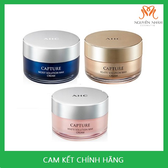 Kem Dưỡng Trắng Da AHC Capture Max Cream mẫu mới 2020