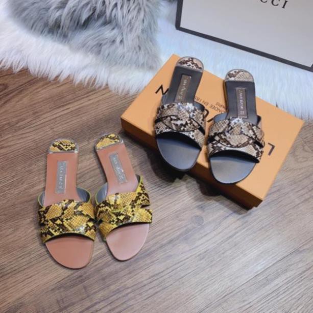 Sale HOT 🌟 |  Sales T8 | HOT SALE Dép zara vân rắn quai xoắn fullbox Đẹp Xịn . 2020 new .. .. . . . . ₛ hot hot 🌺 neww *