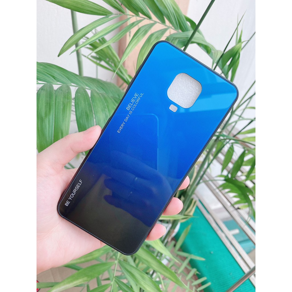 Ốp lưng mặt kính cầu vồng cho Xiaomi Note 9s / Note 9 pro max