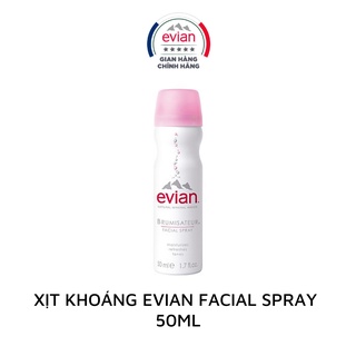 Xịt khoáng cấp ẩm và làm dịu da Evian 50ml