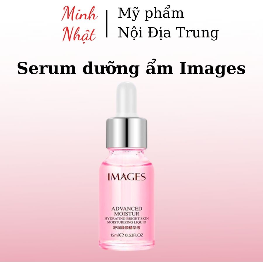 Serum Images Hồng 15ml Tính Chất Trẻ Hóa Dưỡng Ẩm Trắng Da Se Khít Lỗ Chân Lông_minhnhatstore