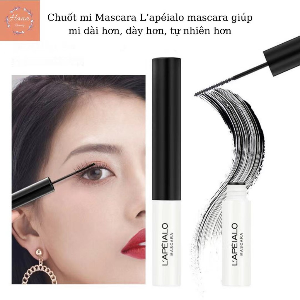 Chuốt mi Mascara LÁPÉIALO mascara giúp mi dày hơn dài hơn tự nhiên hơn