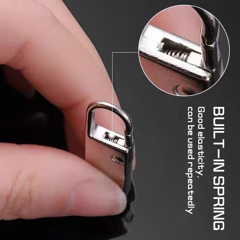 Set 2 Khóa Kéo/ Thanh Trượt/ Khóa Kéo Bằng Kim Loại Tháo Rời Được Thông Dụng Thời Trang Cho Vali/ Túi Xách/ Vali