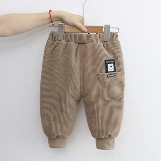 Quần jogger nhung cho bé
