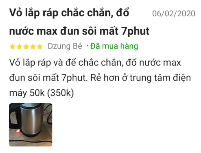 Ấm Siêu Tốc INOX304 Midea MK-17SE - Chính Hãng