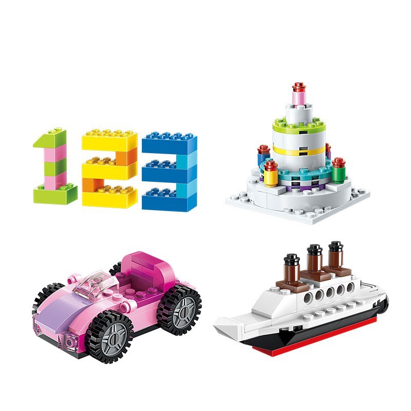 Đồ Chơi Lắp Ghép Trí Tuệ Lego 460 Chi Tiết Tăng Khả Năng Sáng Tạo Cho Bé, Món Quà Ý Nghĩa Mẹ Dành Tặng Bé - GDMK