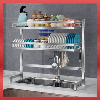 - Kệ chén bát Inox 304 cao cấp Foodcom Kích thước: 66cm -loại 2 tầng