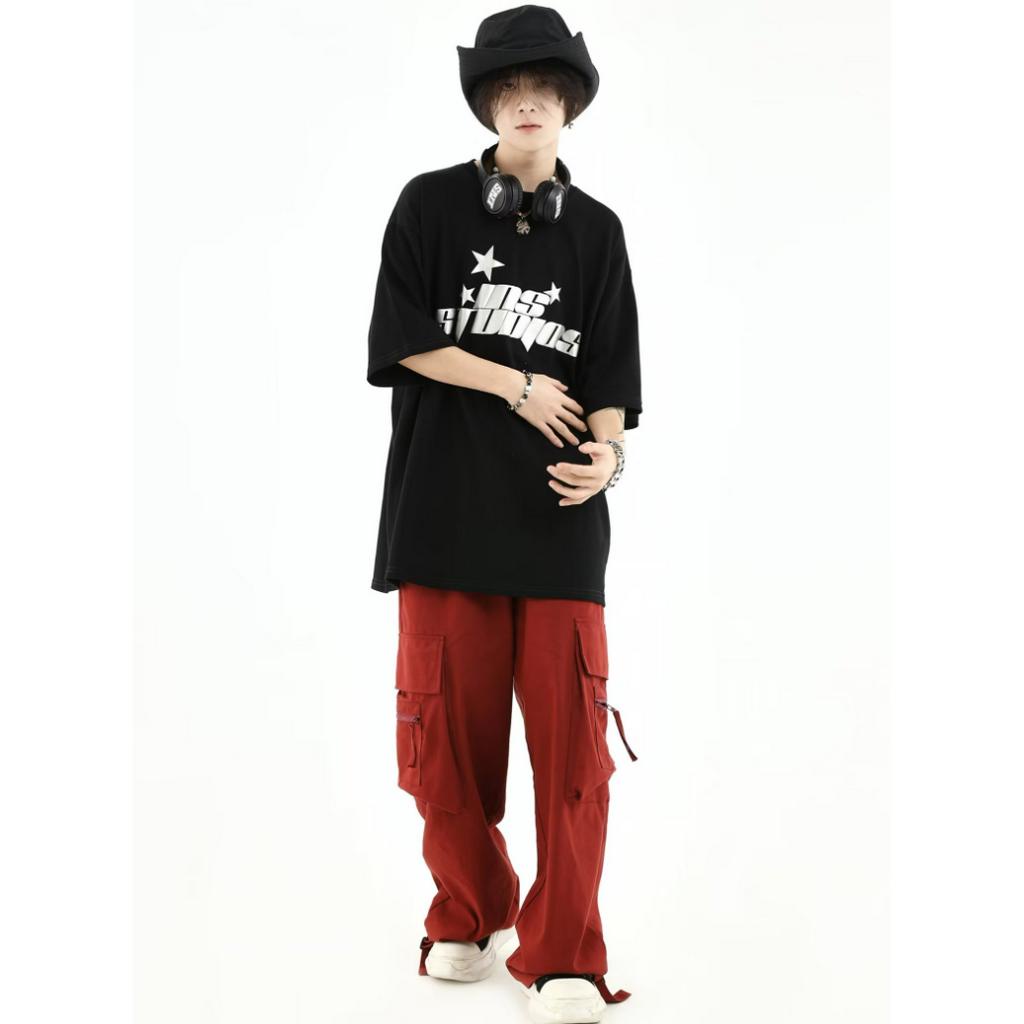 Áo Thun Nam Ngắn Tay In Hình Ngôi Sao Thời Trang hip hop