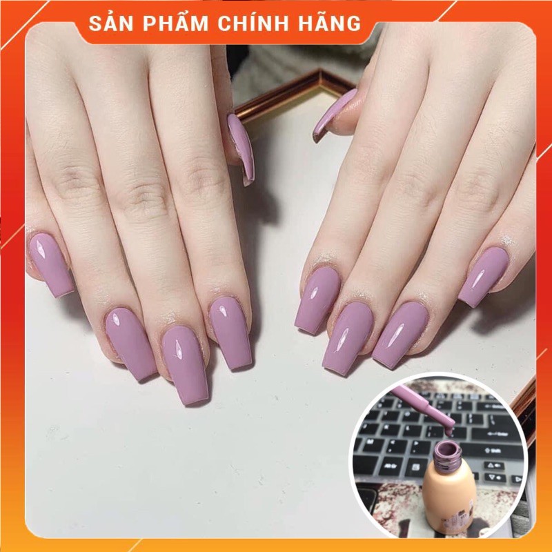 Sơn gel Nhật màu tím - màu yêu thích của chị em Thiên Di Nail