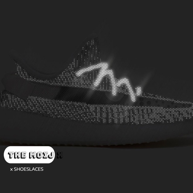 Dây giày phản quang Yezzy Static