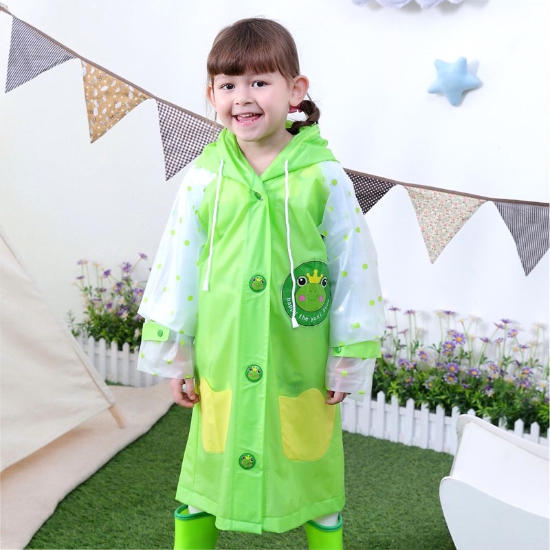 Áo mưa in hoạt hình cho bé AM0202