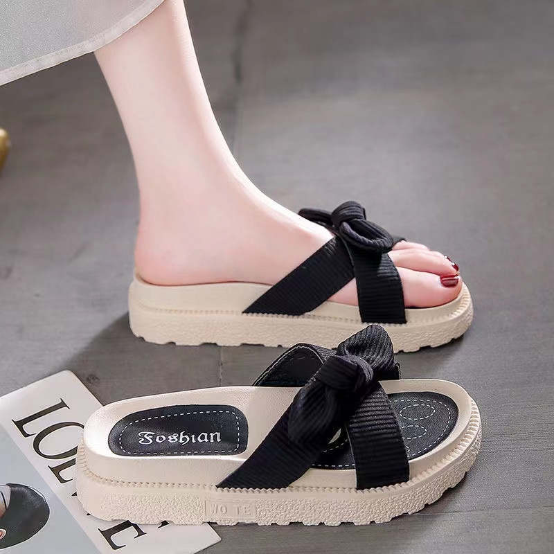 Dép bánh mì đế cao dép đi biển dép sandal Dép Sandal Đế Dày Thời Trang Mùa Hè Dành Cho Nữ
