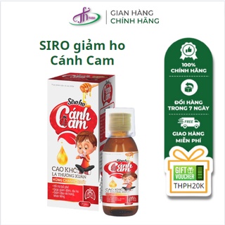 SIRO Cánh Cam 100ml, Siro ho cho mọi lứa tuổi giúp bổ phế, hỗ trợ giảm ho - TH Pharma